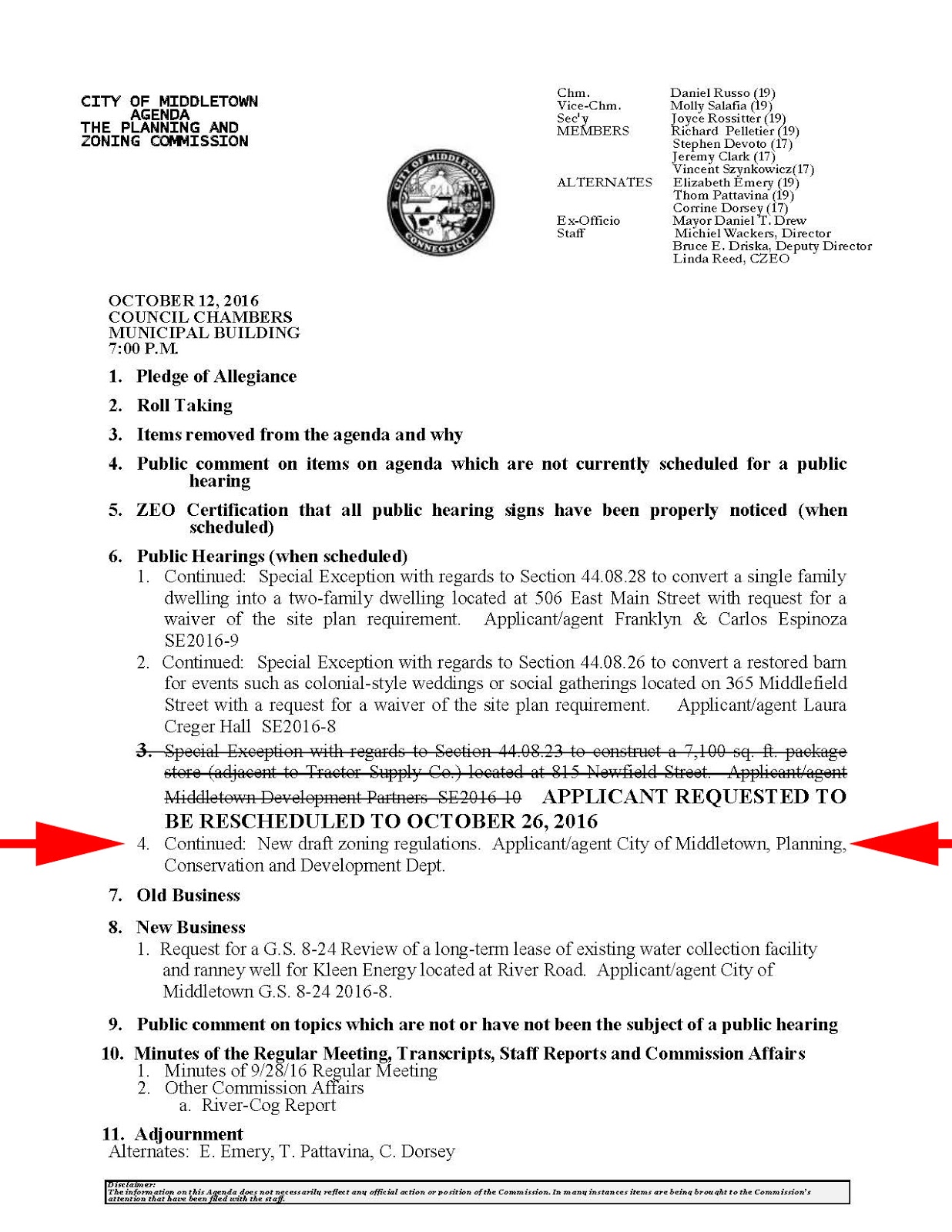 middletowneye Zoning Code and Map Changes Public Hearing Tonight