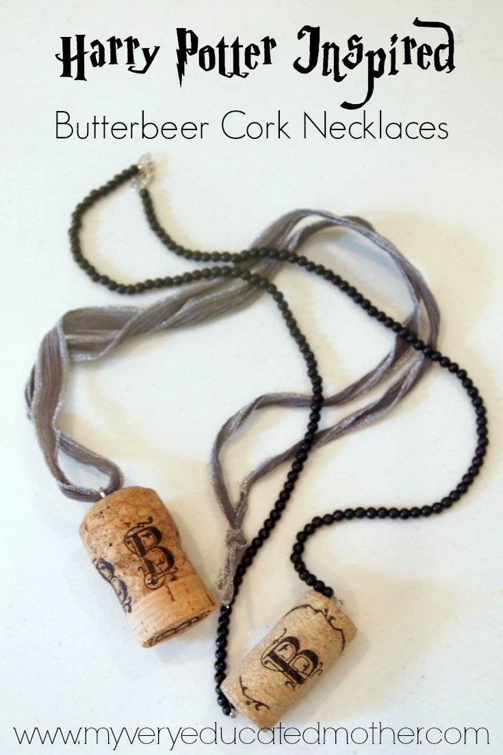 Harry Potter Craft: Butterbeer Cork Necklaces