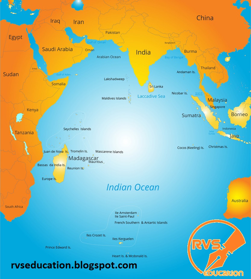 Hind mahasagar in india map