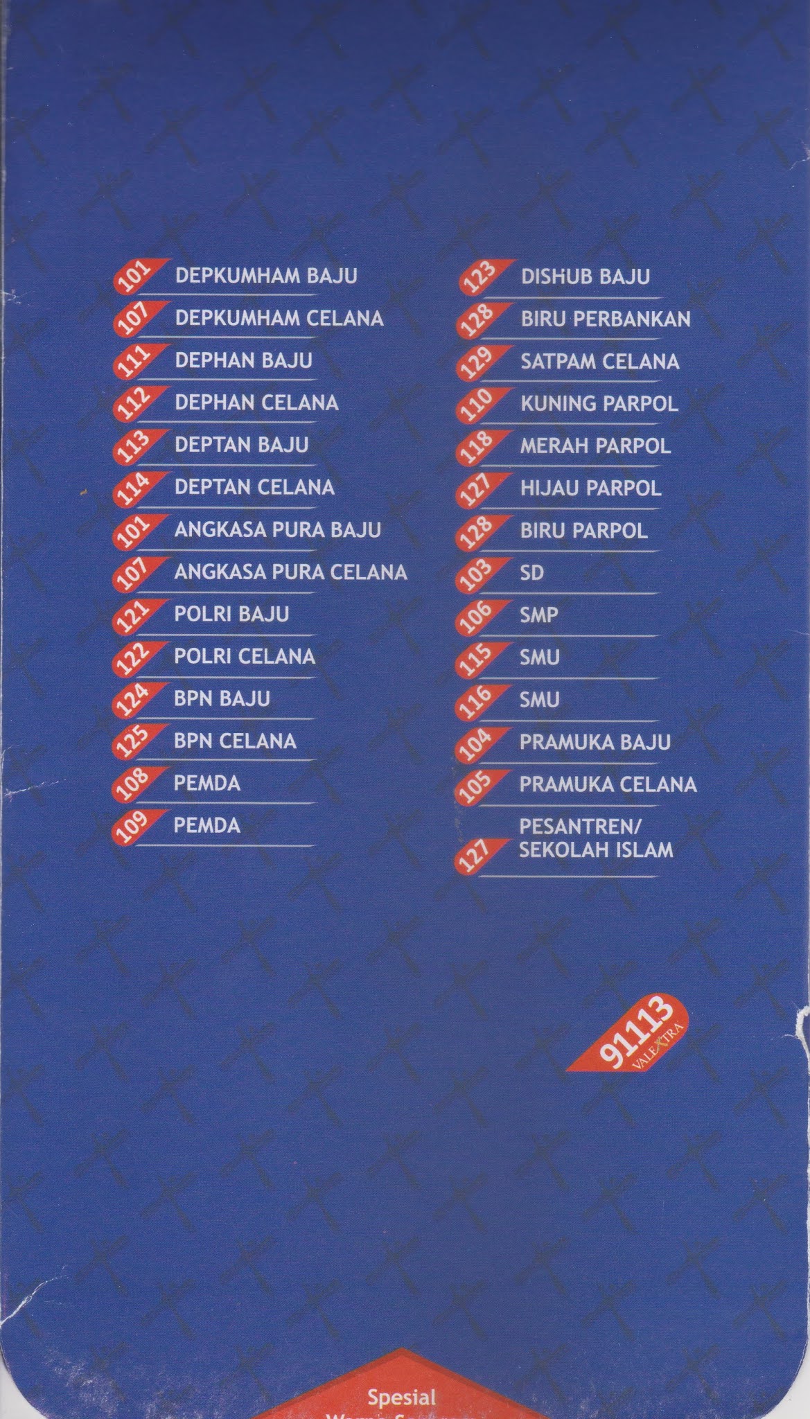 High Twist Valextra (Maxistyle) Toko Soewarno Wedi