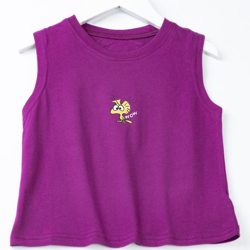 Áo Thun Bé Gái Cotton Sát Nách In Hoạt Hình - GUANGZHOU 158357 5 6 591