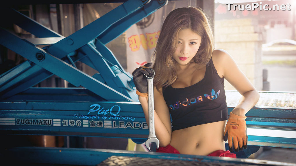 Image Taiwanese Model - PinQ憑果茱 - Hot Sexy Girl Car Mechanic - TruePic.net - Picture-45