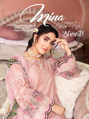 Noor Textile Mina Cotton Pakistani Dress Material