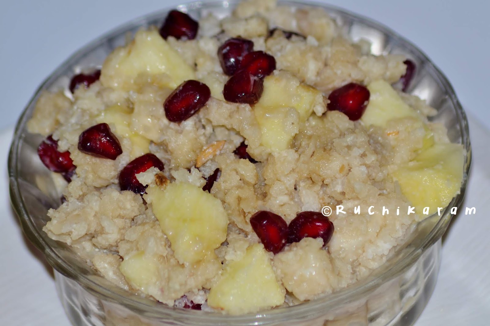 Ruchikaram Flattened Rice with Curd and Fruits Weight loss recipe