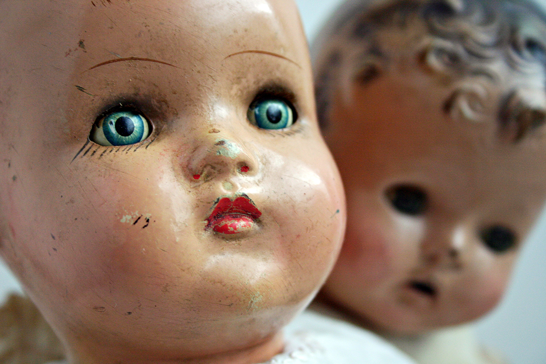 antique composition baby doll