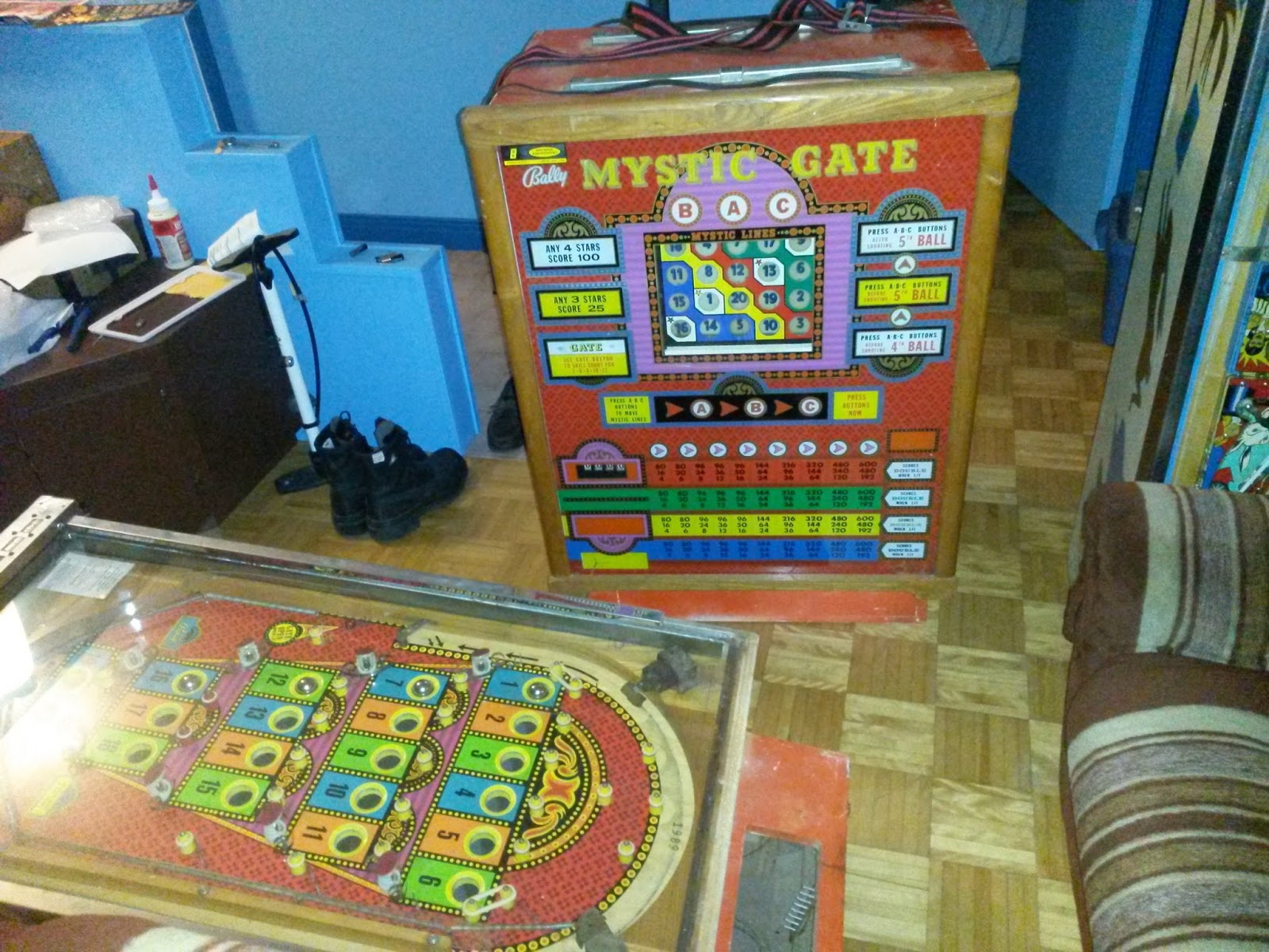 Pinball and bingo repair blog Pindude152 chasing electromechanical