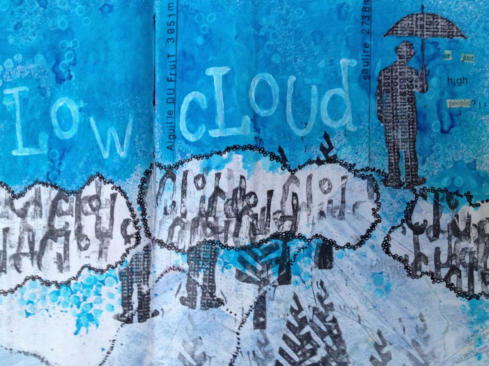 the art of moodling Art Journal Freedom by Dina Wakley