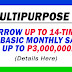 GSIS Multipurpose Loan (Borrow UP TO 14 TIMES your basic monthly salary)