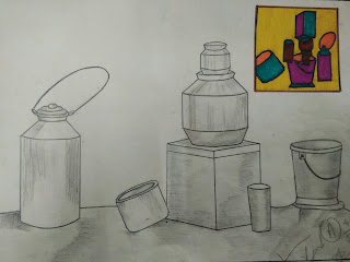 Paper pattern of elementary and intermediate drawing exam only for