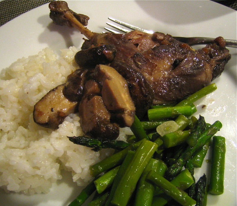 Popo's River stovetop duck confit