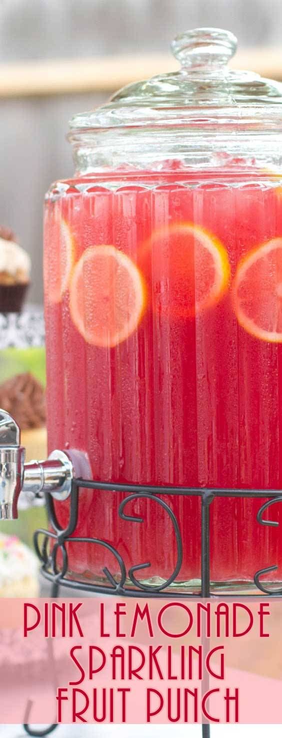 Pink Lemonade Sparkling Fruit Punch New Recipes