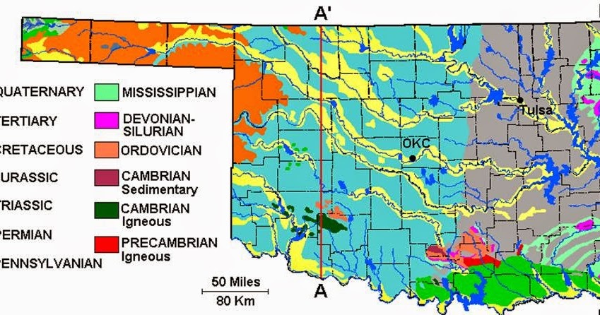 Mountains In Oklahoma Map Csms Geology Post: Roadtrip: Oklahoma Wichita And Arbuckle Mountains.