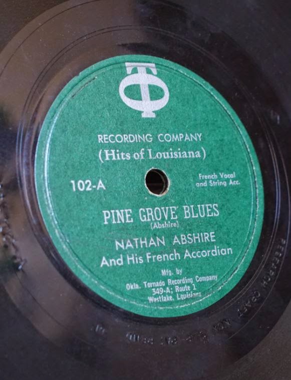 Early Cajun Music "Pine Grove Blues" Nathan Abshire