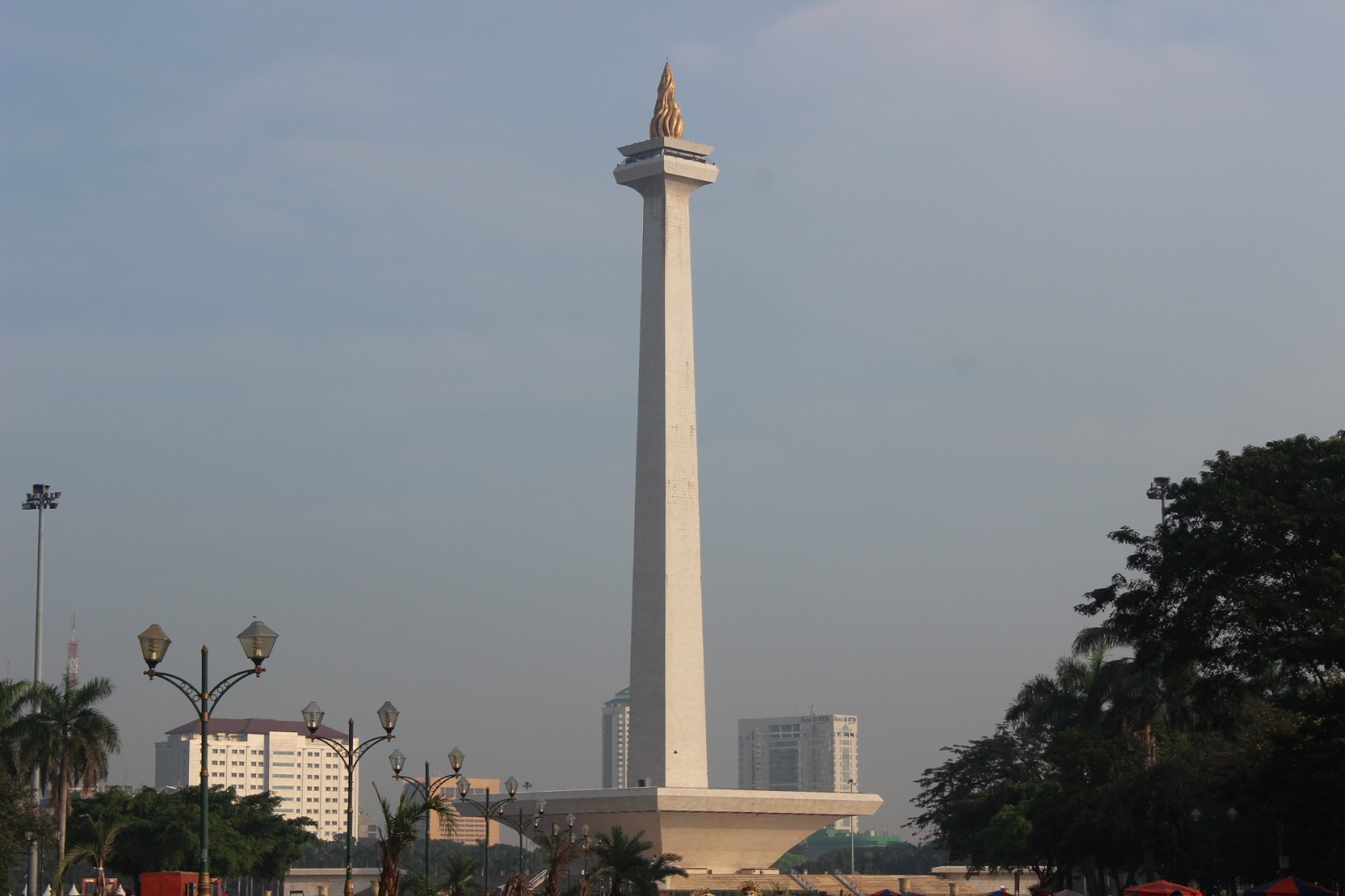 Historical Buildings Monumen Nasional Tugu Monas Jakarta Tourism Spot
