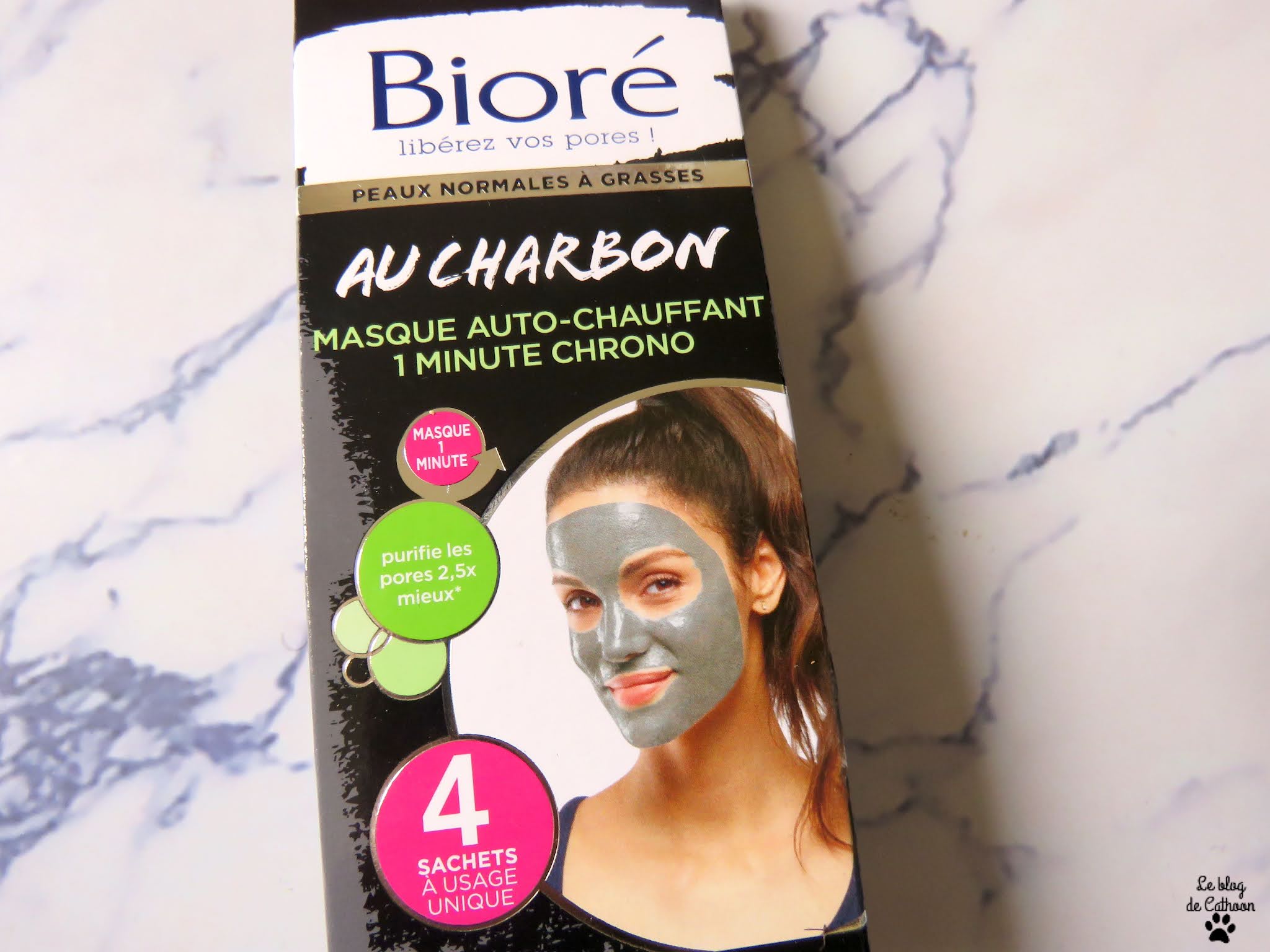 Masque auto-chauffant 1 minute Chrono - Bioré