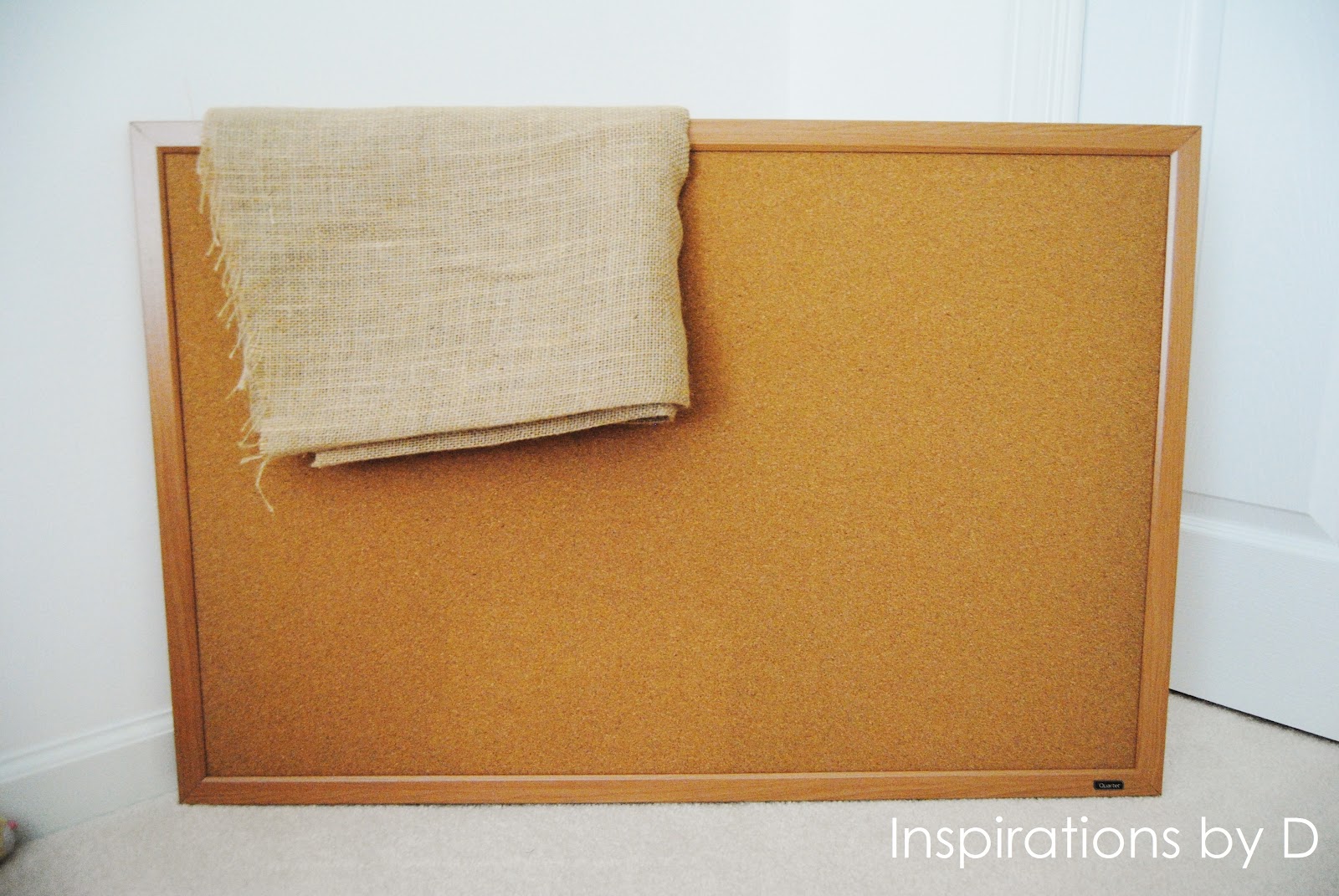 Inspirations by D How to Make a Burlap Pin Board