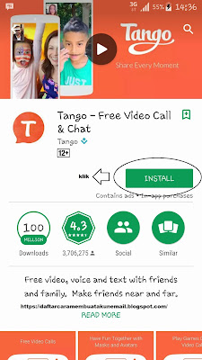 Cara Daftar Tango Messenger 