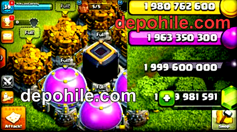 Clash of Clans Hileli Virüssüz Server 23 March 2018 İndir