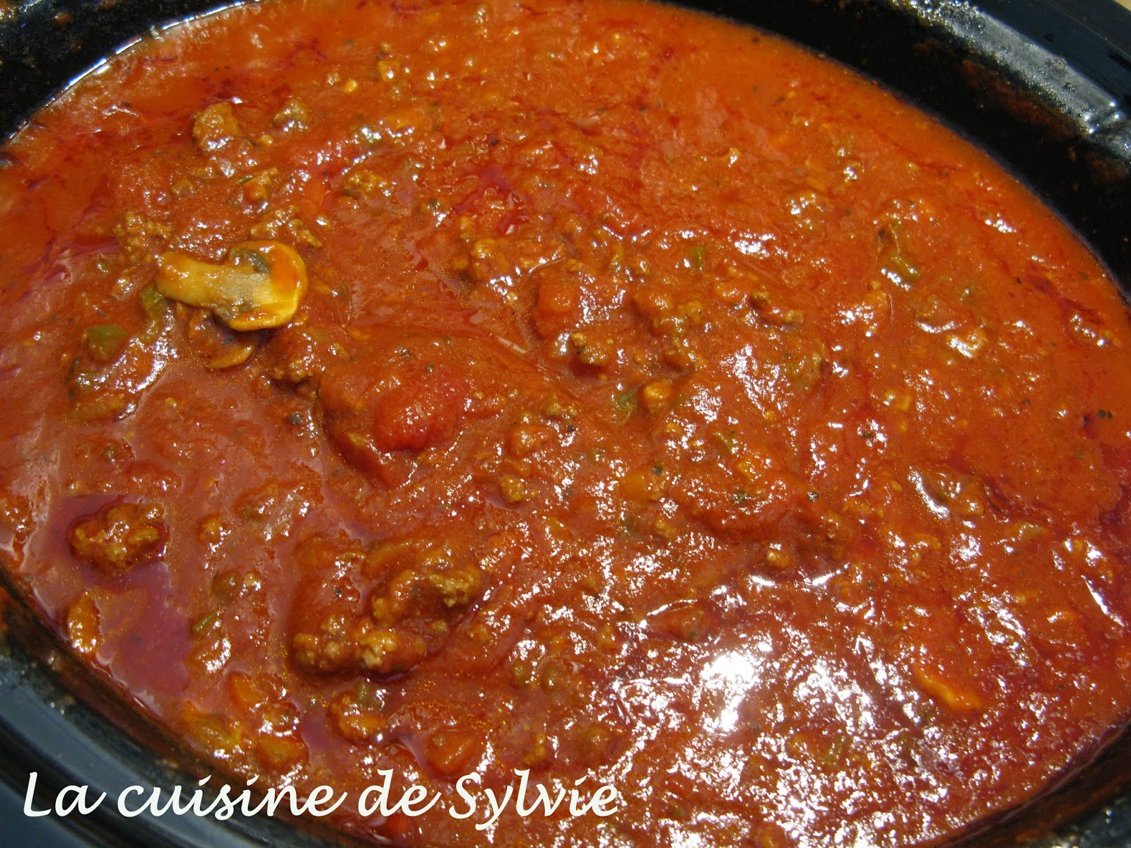 La Cuisine De Sylvie Sauce A Spaghetti A La Mijoteuse