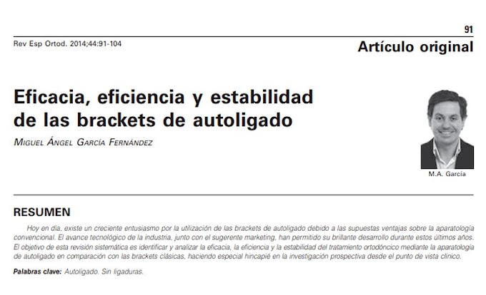 PDF: Eficacia, eficiencia y estabilidad de las brackets de autoligado