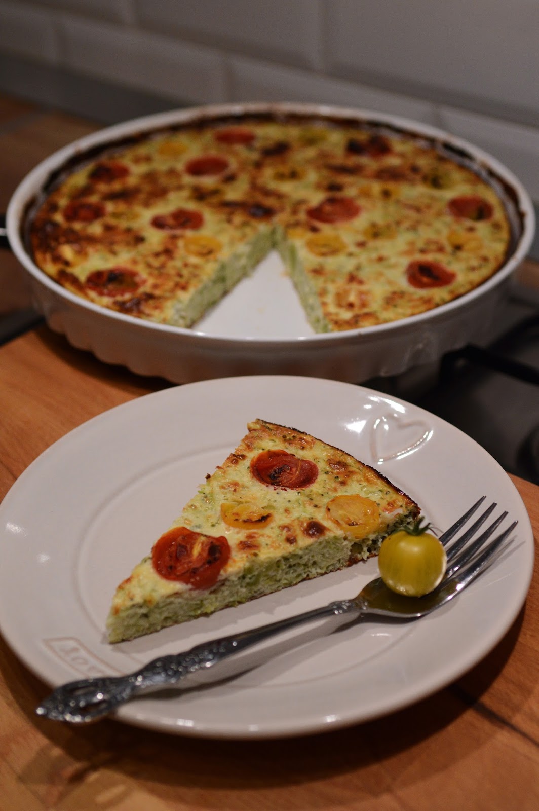 Киш С Рикота, Броколи И Тиквички Ricotta Broccoli Zucchini Quiche