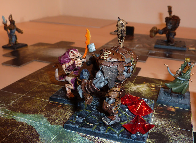 A report from Dungeon Saga, Warlord of Galahir - Mission 4: The Bouncers.