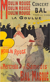 poster for the Dance Hall Le Moulin Rouge  Henri de Toulouse-Lautrec, 1891