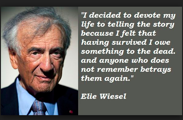 Elie Wiesel. 