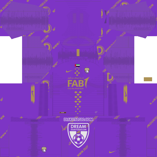 Fc Al Ain Kit 2020 By Nike Kits Dream League Soccer 2019