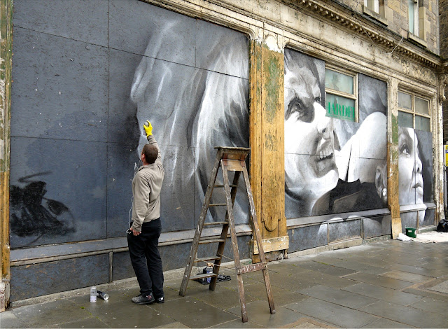 Street Art By Guido Van Helten On The Streets Of Edinburgh, Scotland. 4