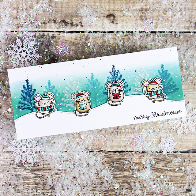 Sunny Studio Stamps: Merry Mice Woodland Borders Santa Claus Lane Christmas Cards by Rachel Alvarado Sunny Studio Stamps: Merry Mice Woodland Borders Santa Claus Lane Christmas Cards by Rachel Alvarado