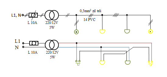 Uzm. Tek. Öğret. FEVZİ ARSLAN: ZAYIF AKIM TESİSAT ŞEMALARI