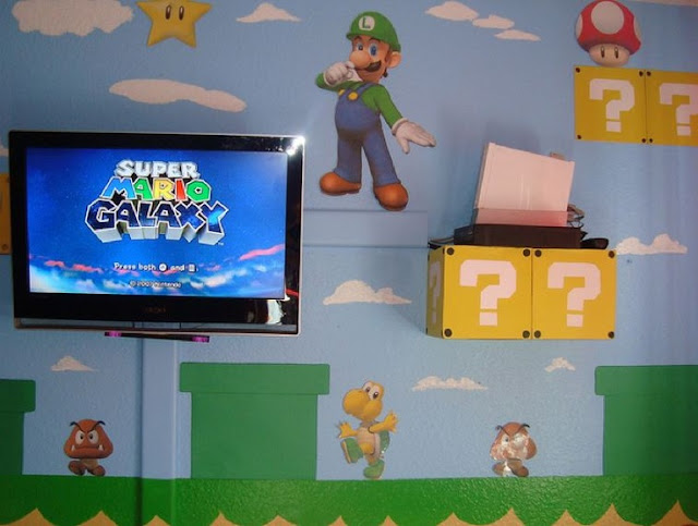Super Mario Bedroom Decor