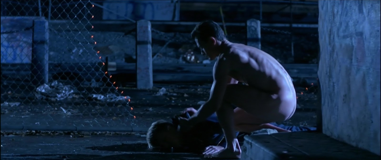 Robert Patrick nude in Terminator 2: Judgment Day.