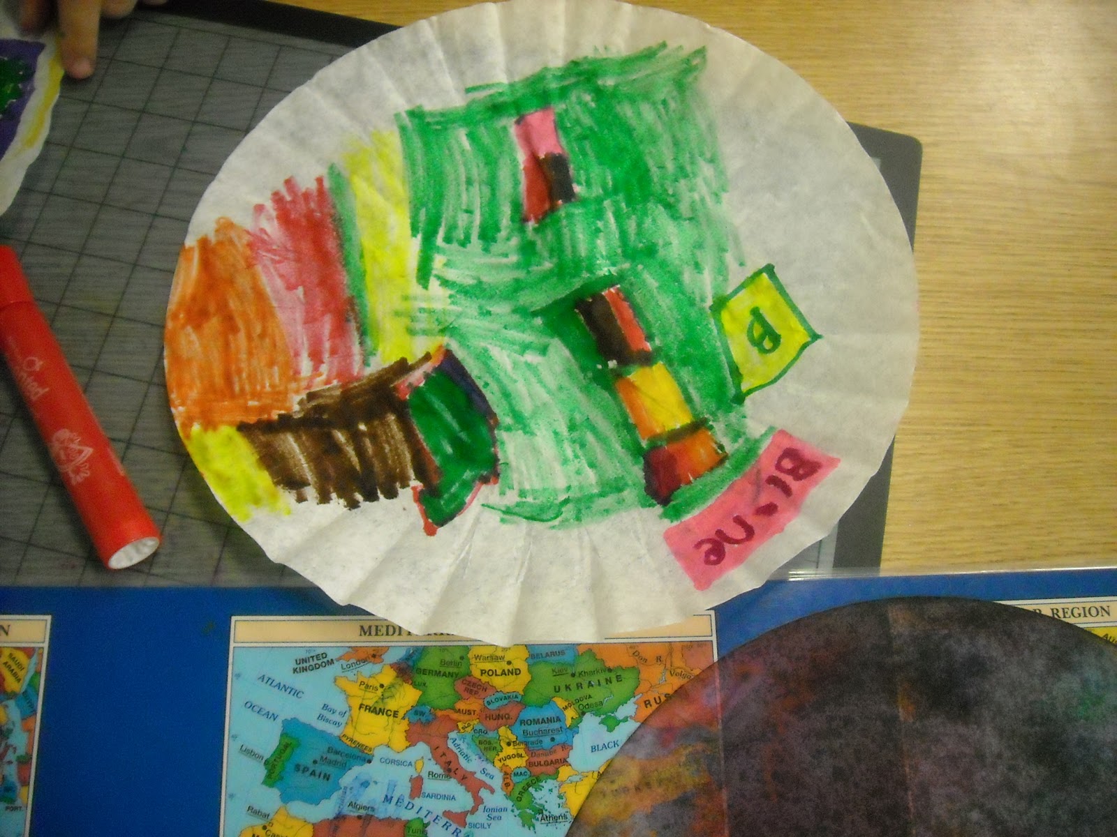 School Happenings Coffee Filter Fish