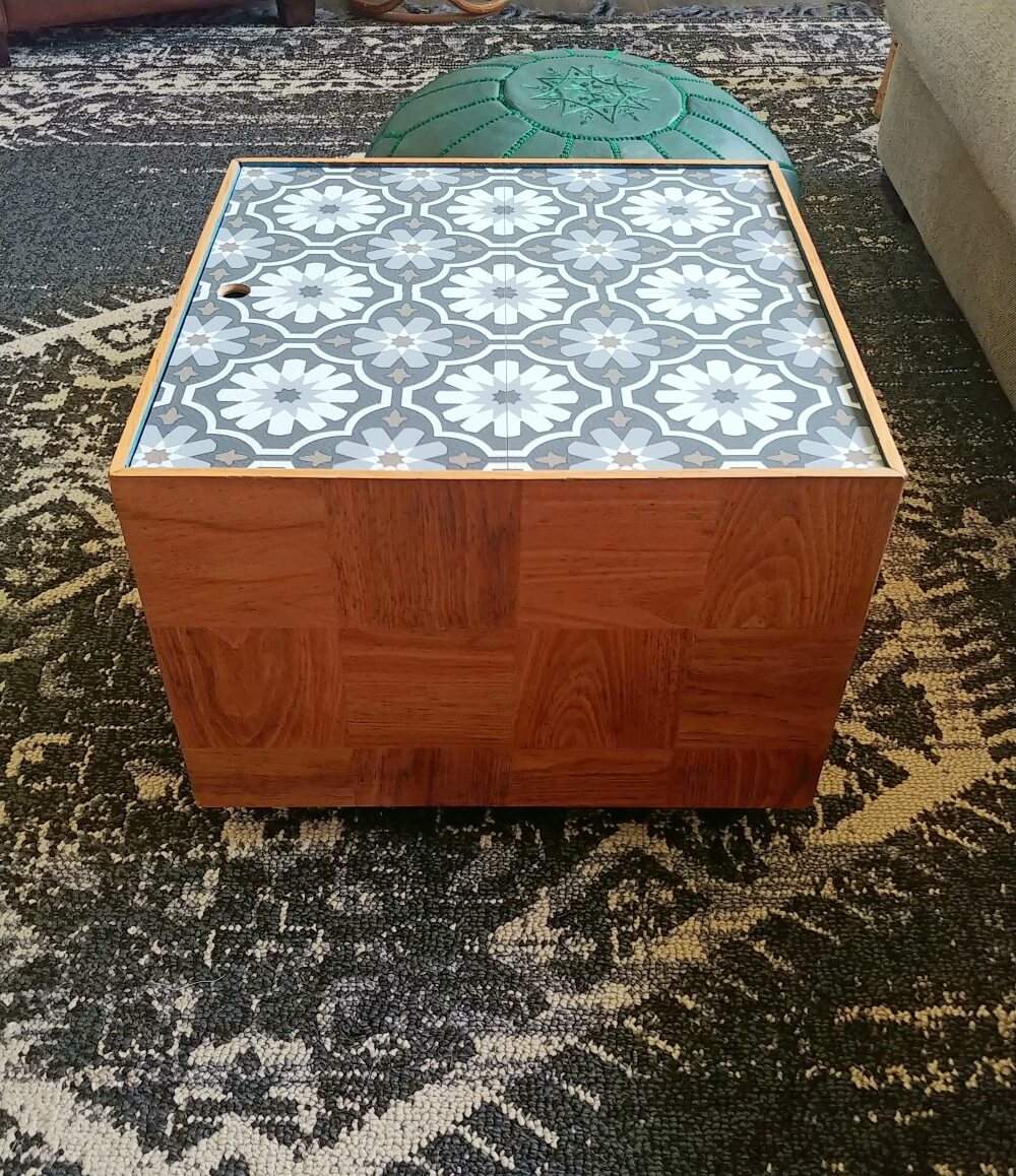 Upcycled Mid-Century Modern Coffee Table - Little Vintage Cottage
