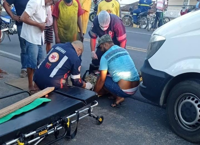 Jacobina: Motorista foge após atropelar mulher na Avenida Centenário