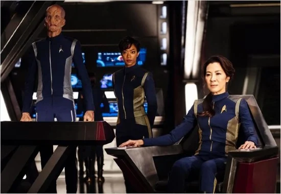 Michelle Yeoh, Sonequa Martin-Green, Doug Jones