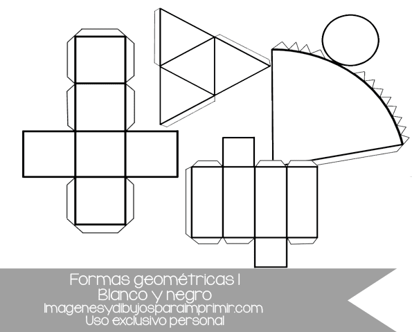 Figuras Geométricas Recortables Para Imprimir Imagenes Y Dibujos Para