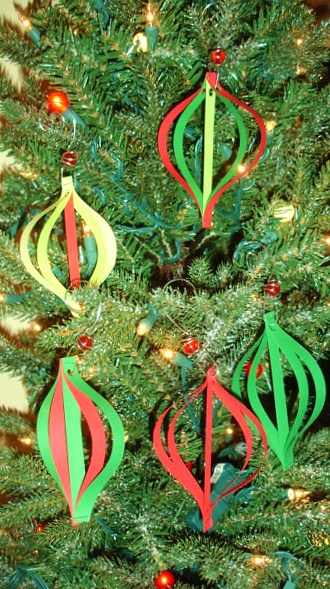 Learning Ideas - Grades K-8: Easy, Inexpensive, Paper Christmas Ornaments