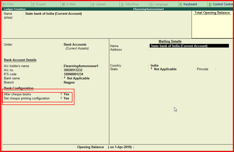 how to enter bank details in tally erp 9 how to enter bank details in tally erp 9
