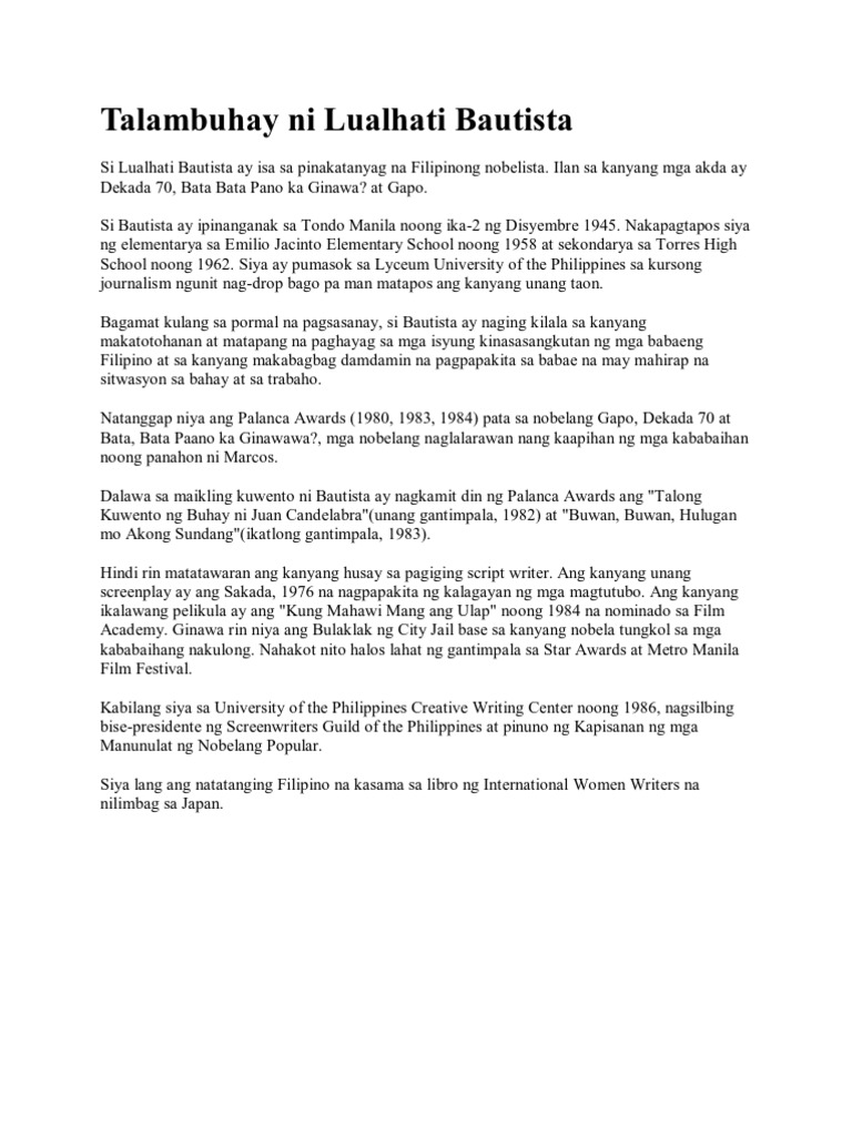 nobela halimbawa - philippin news collections