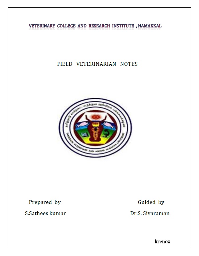 Field Veterinary Notes