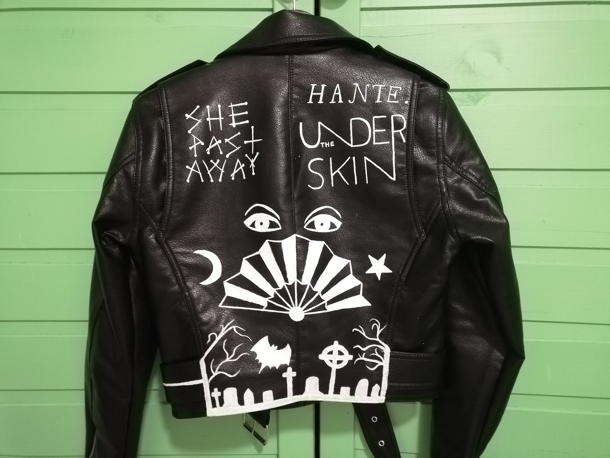 goth leather jacket