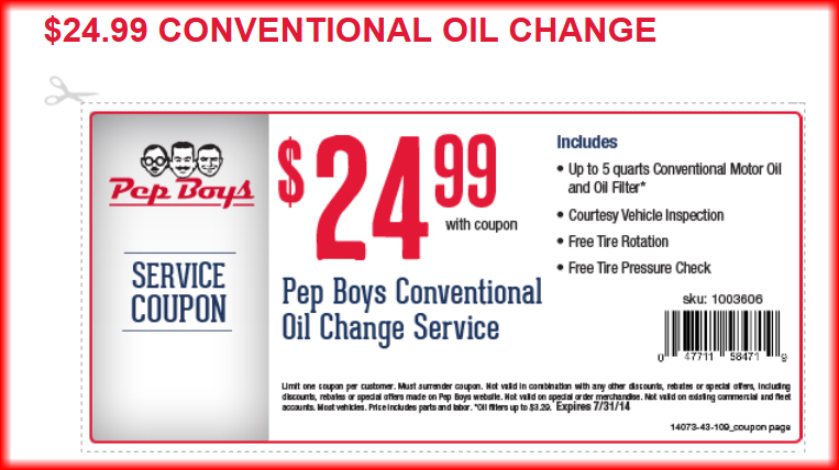 Pep Boys Oil Change Coupons To Help You Save The Extra Cash Oil Pep Boys Oil Change Coupons To Help You Save The Extra Cash Oil