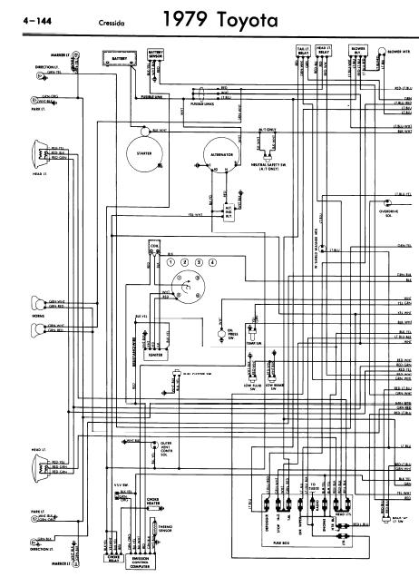 Toyota Cressida 1979 Wiring Diagrams Manufacturer Toyota Model Cressida