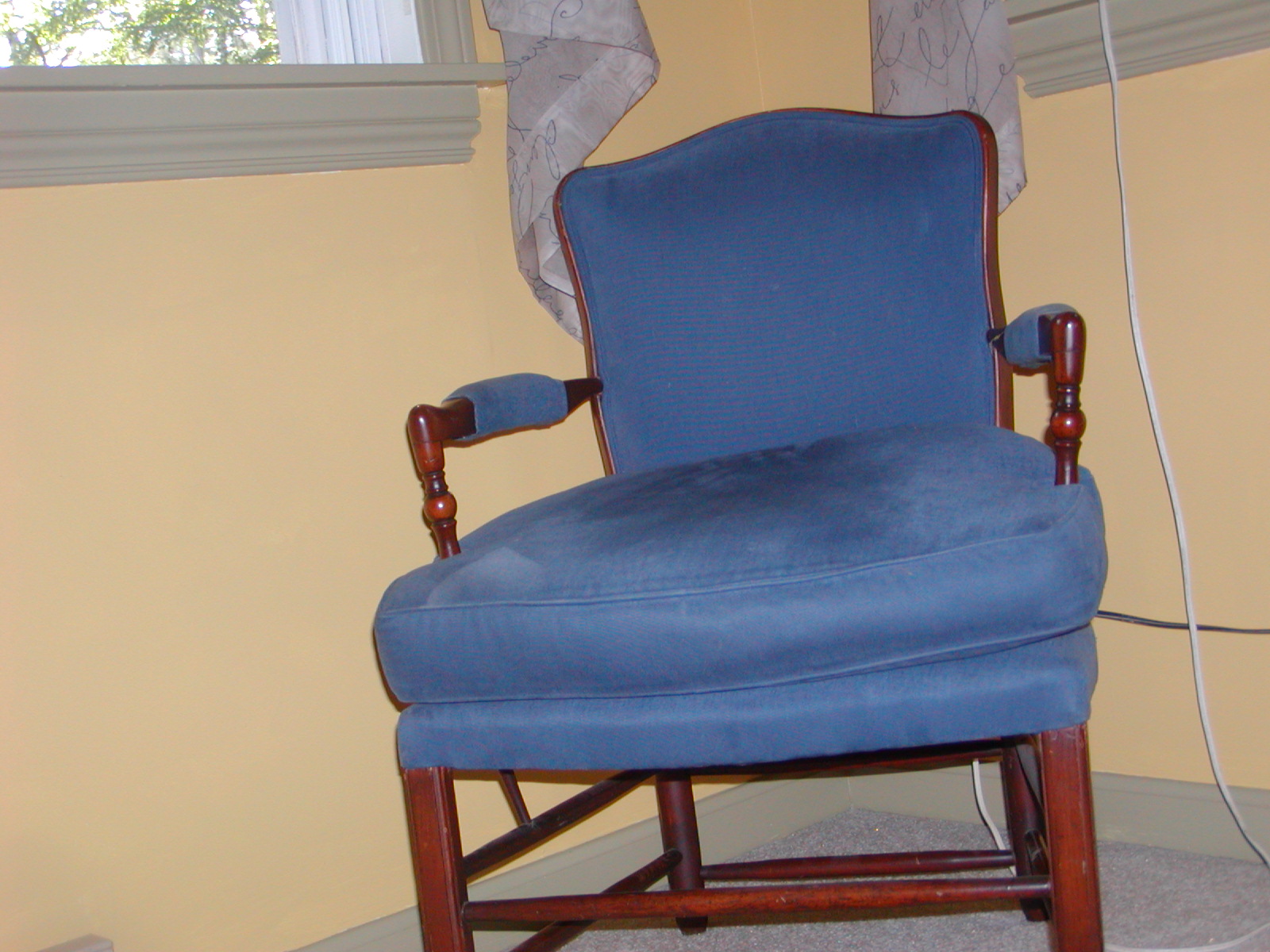 Of Sage and Sepia Chair Reupholstery DIY
