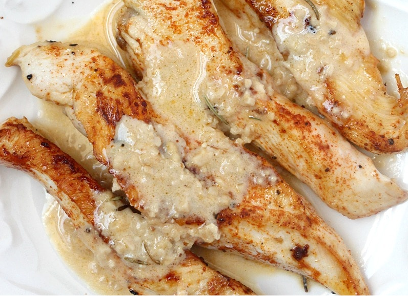 Lemon Butter Chicken Strips Recipe Food Recipes