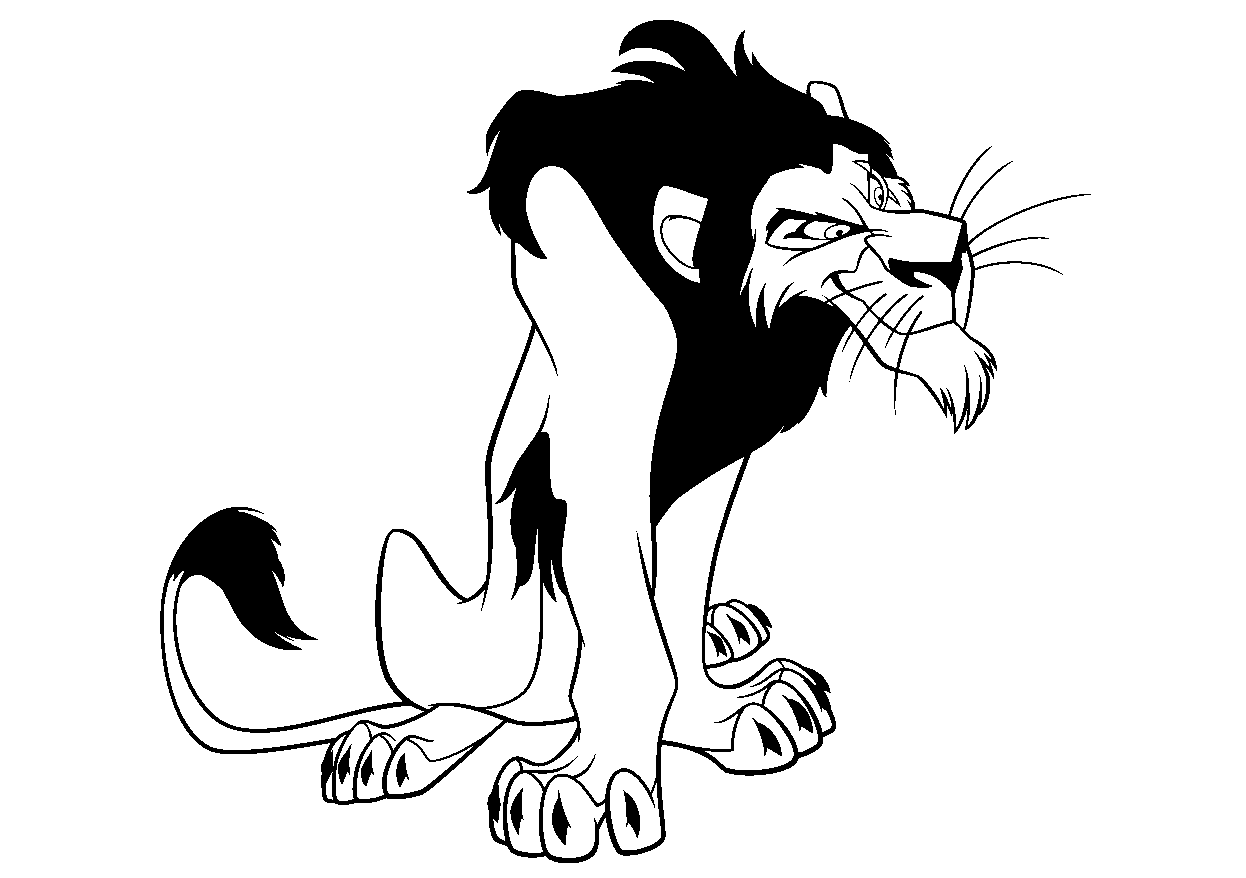 Disney Cartoon The Lion King For Kid Coloring Drawing Free wallpaper