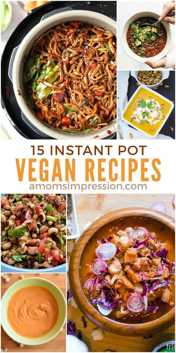 15 Instant Pot Vegan Recipes - Food Favorie